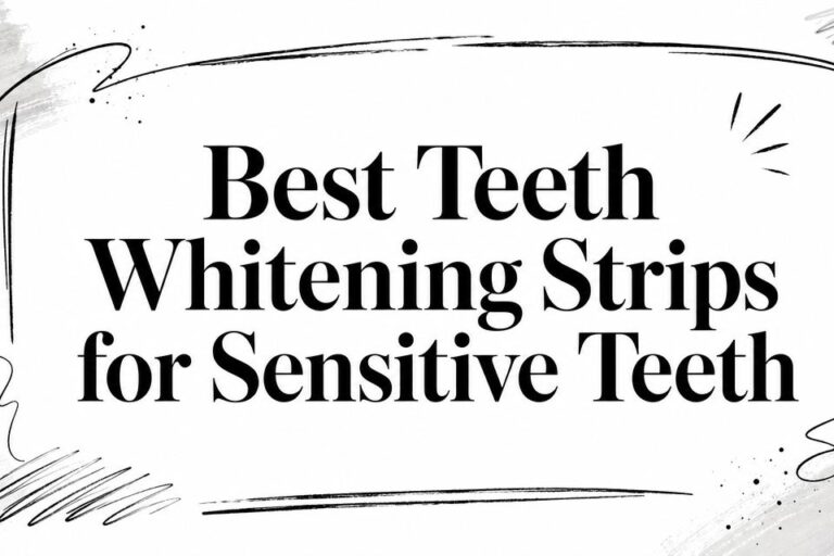 teeth-whitening-strips-for-sensitive-teeth-typography